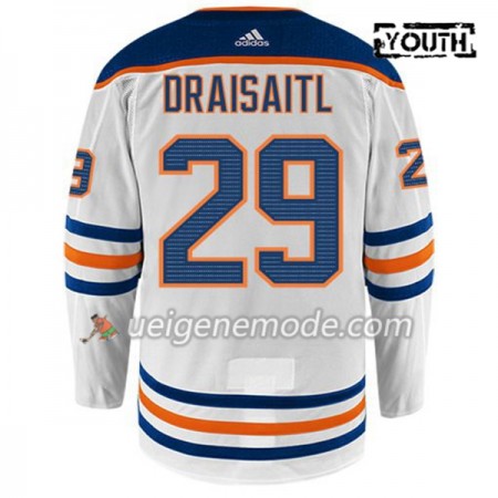 Kinder Eishockey Edmonton Oilers Trikot LEON DRAISAITL 29 Adidas Weiß Authentic
